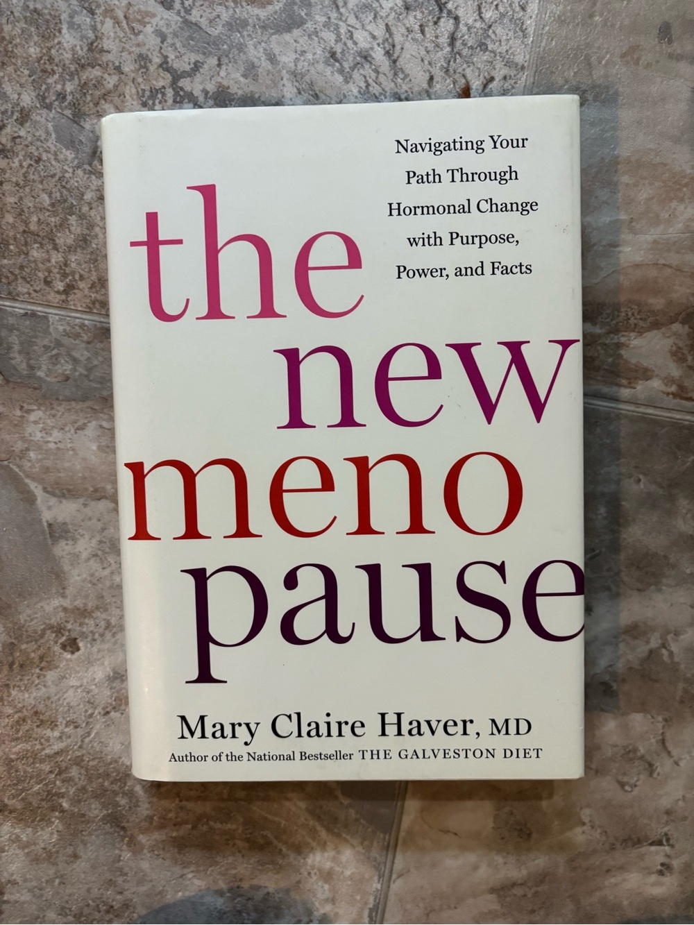 The New Menopause by Mary Claire Haver - White Cover with Pink & Red Text